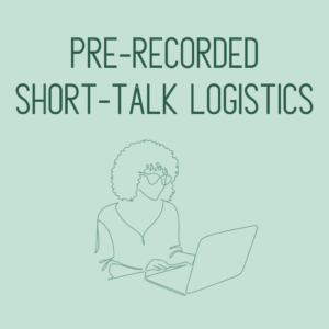 Pre Recorded Short Talk Logistics